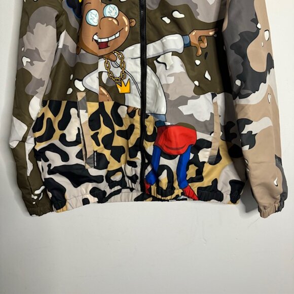 Memebers Only Men's Hey Arnold Nickelodeon Hooded Jacket Size Large - Picture 2 of 6